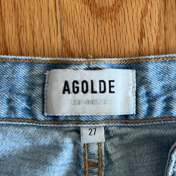 AGOLDE Riley straight crop in blitz size 27 - Picture 4 of 6